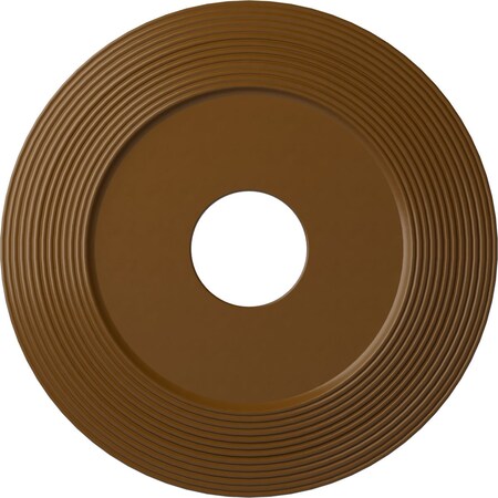 Ekena Millwork Adonis Ceiling Medallion (Fits Canopies up to 10 1/4"), 16 1/8"OD x 3 5/8"ID x 1"P, Smokey Topaz CM16ADSTF